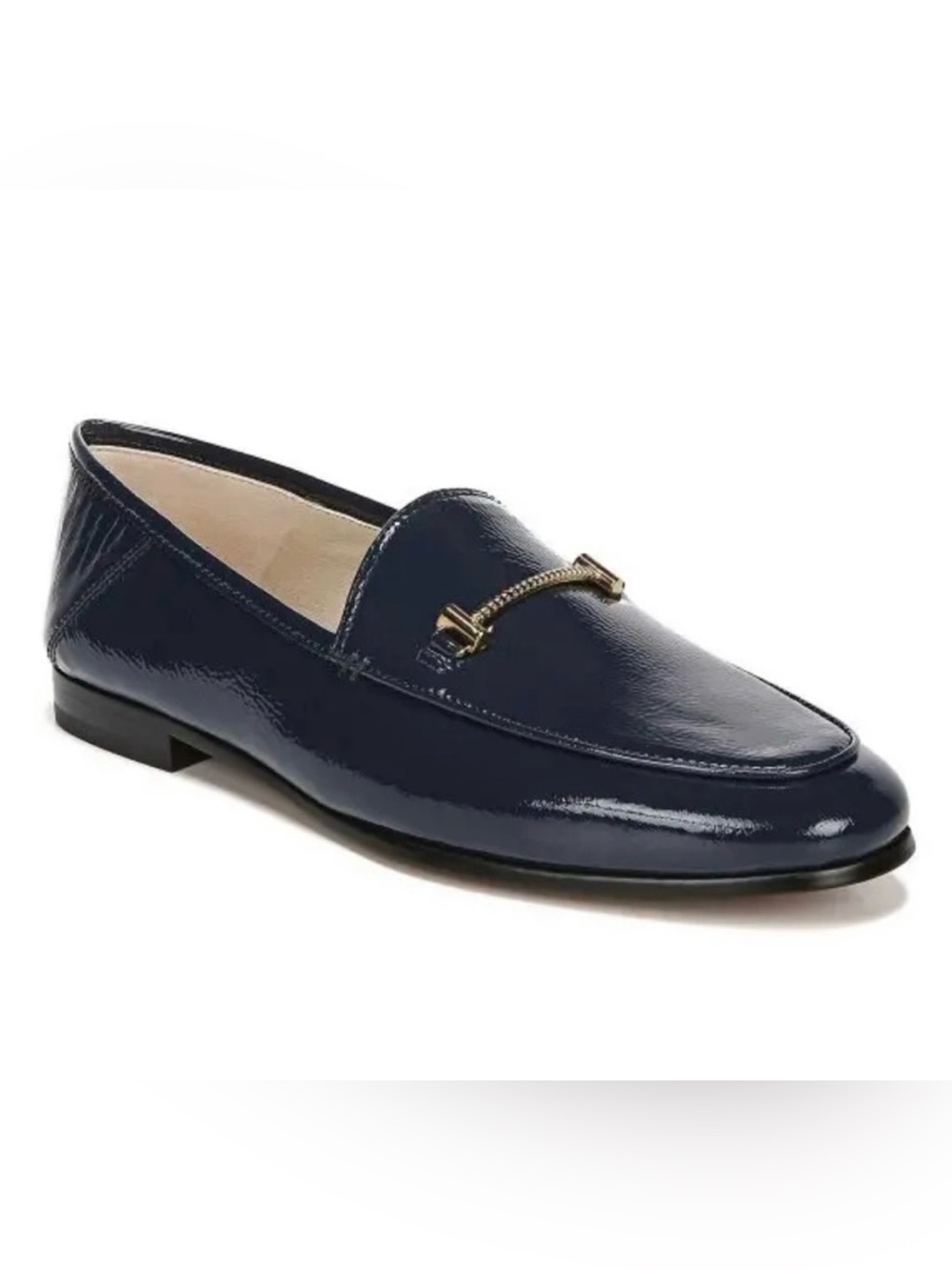 Sam Edelman 11 Lior navy patent leather loafer flat preppy